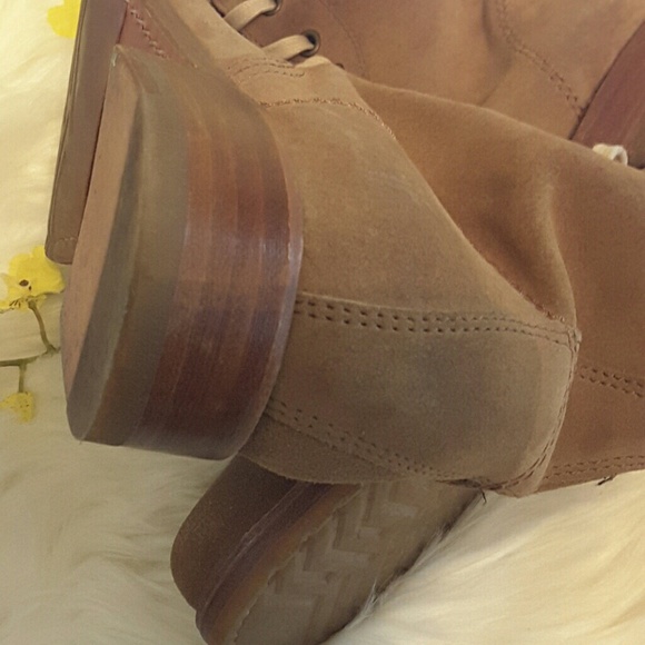 Frye high top lace up boots suede - Picture 5 of 8